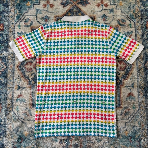 Undefeated All Over Print Polo Shirt Large - Picture 2 of 4